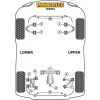 Preview: Powerflex Buchsen Querlenker vorne oben PU Buchse hinten für TVR Tamora (2002-2006)