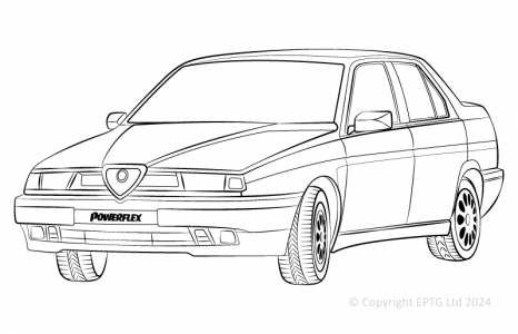 Powerflex Bushes Alfa Romeo 145, 146, 155