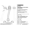 Preview: Powerflex Buchsen Querlenker vorne oben PU Buchse innen für VW Passat B5 4 Motion (1996 - 2005) Black Series