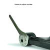 Preview: Powerflex Buchsen Vorderradaufhängung (Guss) Buchse vorne 45mm für Sturzeinstellung für VW Bora 4 Motion (1999-2005) Black Series