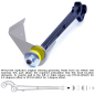 Preview: Powerflex Front Radius Arm Rear Bush for Land Rover Discovery 1 (1989-1998)