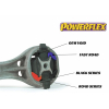 Preview: Powerflex Buchsen großer Buchseneinsatz untere Drehmomentstütze (Motorsport) für Skoda Citigo (2011-) Black Series