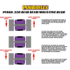 Preview: Powerflex Buchsen Achse zu Karosserie HA für Smart Roadster 452 inc Barbus (2003-2005) Black Series