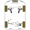Preview: Powerflex Rear Anti Roll Bar Drop Link Bush for Kia Niro DE (2017-2022) Black Series
