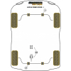 Preview: Powerflex Transmission Mount Bush Insert Kit for Lotus Evora (2010-2021) Black Series