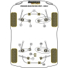 Preview: Powerflex Track Control Arm & Bush Kit (Adjustable) for Porsche 986 Boxster (1997-2004) Black Series