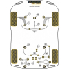 Preview: Powerflex Komplettset Handling Pack für Skoda Superb (2015-)