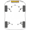Preview: Powerflex Rear Bump Stop Kit for Citroen DS (1959-1975)
