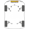 Preview: Powerflex Rear Bump Stop Kit for Citroen ID (1959-1975)