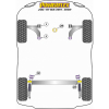 Preview: Powerflex Buchsen Querlenker vorne PU Buchse hinten für Honda Jazz / Fit GK5 (2014-2020)