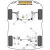 Preview: Powerflex Buchsen Führungsstift für die Radmontage für Seat Alhambra MK2 (2010-)