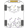 Preview: Powerflex Buchsen Schräglenker HA für Seat Leon MK3 5F (2013-) Multi Link