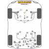 Preview: Powerflex Buchsen Vorderradaufhängung PU Buchse vorne für Skoda Superb (2015-)