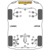 Preview: Powerflex Buchsen Querlenker unten innere/äußere Buchse verstellbar für TVR T350 (2002-2006)