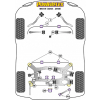 Preview: Powerflex Buchsen Hilfsrahmen hinten, hintere Buchse für Zinoro M12 (2013-2015)