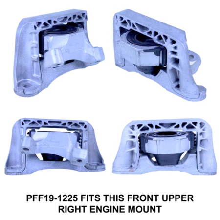 Powerflex Front Upper Right Engine Mount Insert for Ford Focus Mk2 RS (2005-2010) Black Series