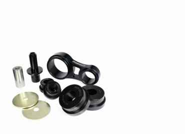Powerflex Lower Engine Mount Bracket & Bushes, Fast Road for Ford Fusion (2002-2012) Black Series