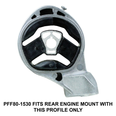 Powerflex Engine Mount Rear Bush Insert for Saab 9-5 YS3G XWD (2010-2012)