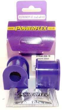Powerflex für Nissan 200SX - S13, S14, S14A & S15 Stabilisator hinten 18mm PFR46-206-18