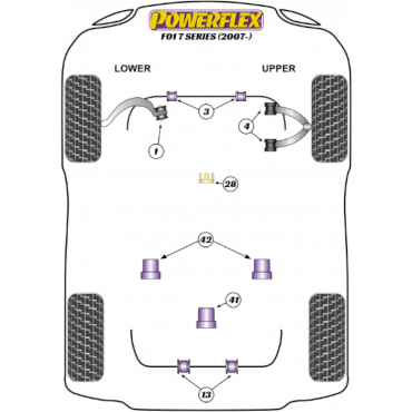 Powerflex Wheel Mounting Guide Pin for BMW F01, F02, F03, F04 (2007-)