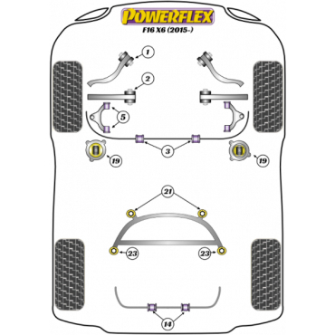 Powerflex Wheel Mounting Guide Pin for BMW F16 X6 (2015-)