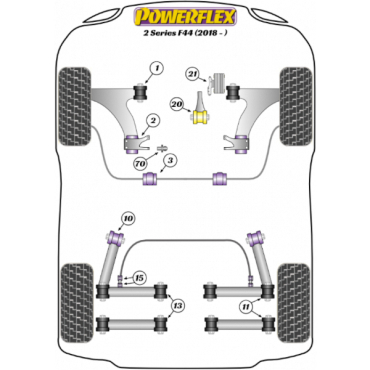 Preview: Powerflex PowerAlign Wheel Mounting Guide Pin for BMW Gran Coupe F44 (2019-) 2 Series