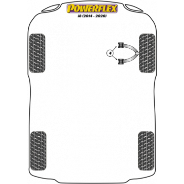 Preview: Powerflex Buchsen Wagenheberaufnahme für BMW i8 (2014-)