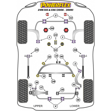 Powerflex Wheel Mounting Guide Pin for BMW Z4M E85 & E86 (2006-2009)