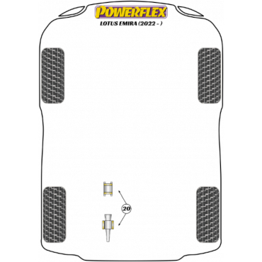Powerflex Wheel Mounting Guide Pin for Lotus Emira (2022-)