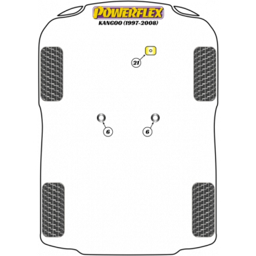Powerflex Wheel Mounting Guide Pin for Renault Kangoo (1997-2008)