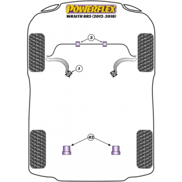 Powerflex Wheel Mounting Guide Pin for Rolls Royce Wraith RR5 (2012-2018)