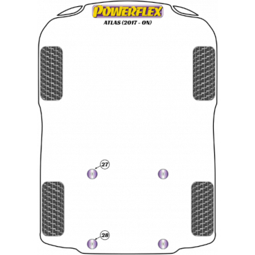 Preview: Powerflex Wheel Mounting Guide Pin for VW Atlas (2017-)