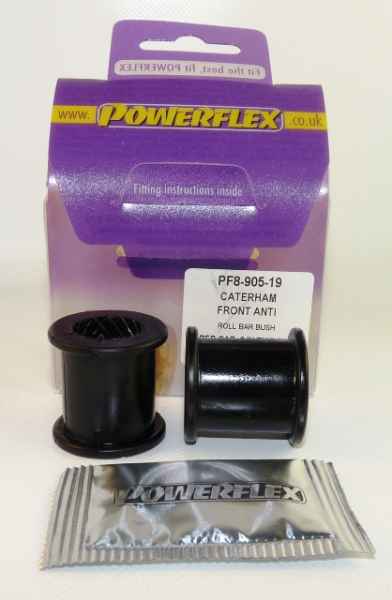 Powerflex Buchsen Stabilisator vorne 19mm für Caterham 7 (DeDion With Watts Linkage)