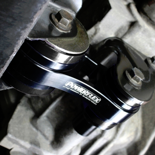 Powerflex Lower Engine Mount Bracket & Bushes, Track Use for Ford Fiesta Mk7 (2008-2012) Black Series