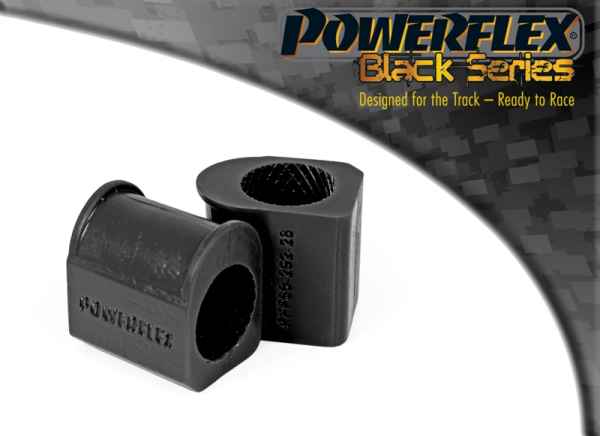 Powerflex Buchsen Stabibefestigung an der Karosserie 28mm für Renault Clio II inc 172 & 182 (1998-2012) Black Series