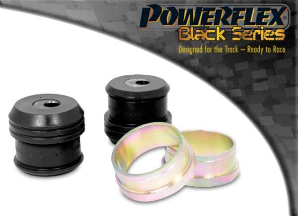 Powerflex for Renault Megane II inc RS 225 + R26 + Cup (2002 - 2008) Front Arm Rear Bush Anti-Lift & Caster Adjust  PFF60-502GBLK Black Series
