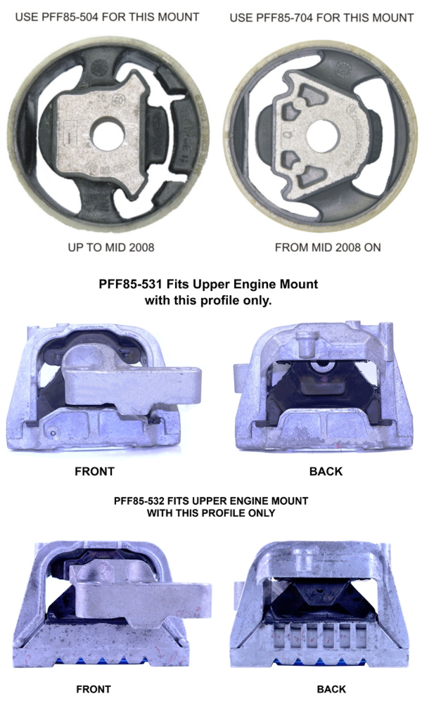 Powerflex Lower Engine Mount Insert (Large) for Seat Leon Mk2 1P (2005-2012)
