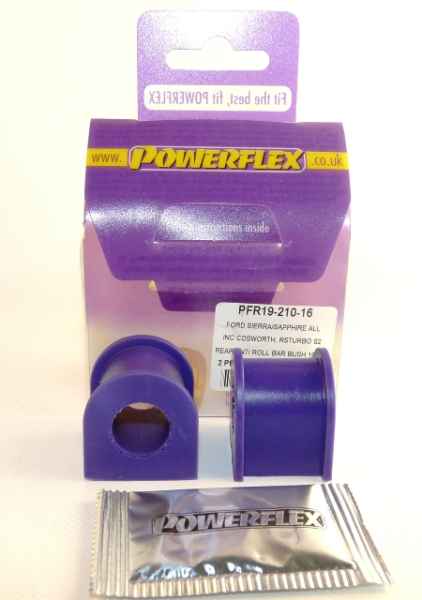 Powerflex für Ford Escort RS Turbo Series 2 Stabibefestigung Karosserie 16mm HA PFR19-210-16