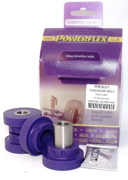 Powerflex for Ford Escort Mk3 & 4, XR3i, Orion All Types Rear Tie Bar To Chassis Bush PFR19-211