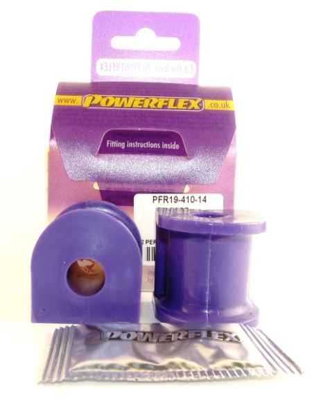 Powerflex Buchsen hinterer Stabilisator hinten 14mm für Ford Capri (1969-1986)