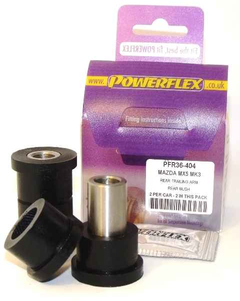 Powerflex für Mazda MX-5 MK3 2005 on PU Fahrwerksbuchse hinten zur Feder HA PFR36-404