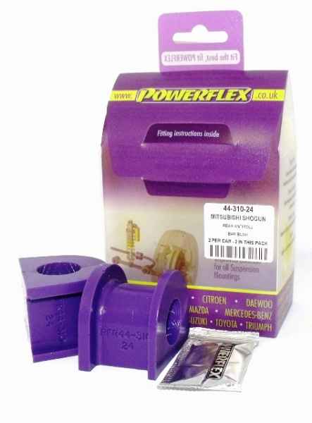 Powerflex for Mitsubishi Shogun 1999-2006 Rear Anti Roll Bar Mounting 24mm PFR44-310-24