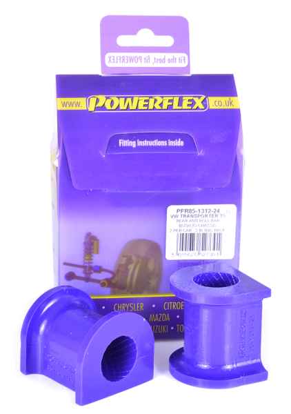 Powerflex Rear Anti Roll Bar Bush to Chassis 24mm for VW T5 Transporter inc. 4Motion (2003-2015)