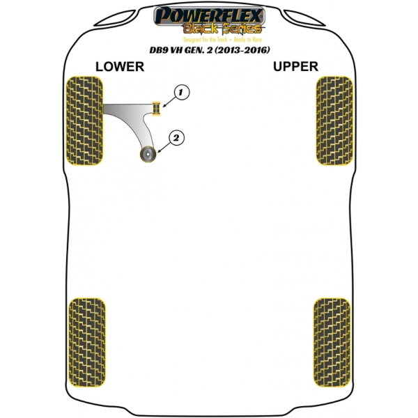 Powerflex bushes Black Series Aston Martin DB9 (2004-2013)