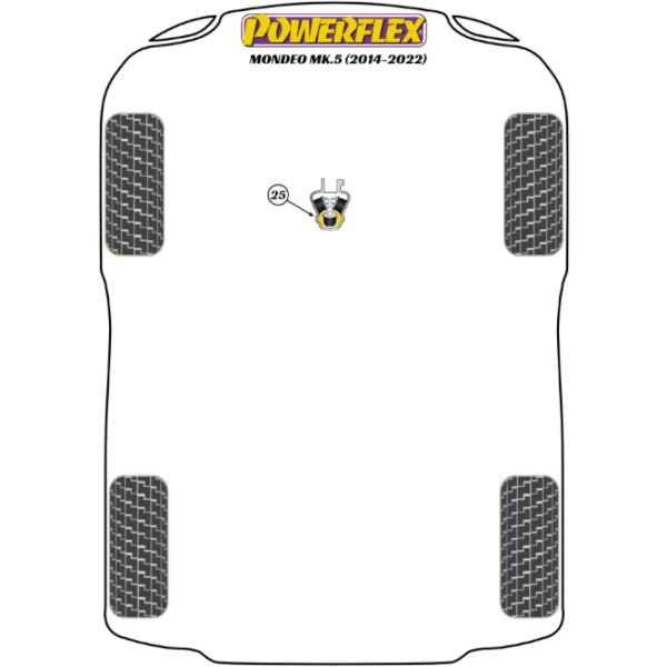Powerflex bushes Ford Mondeo MK5 (2014-2022)